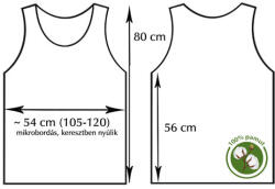 Férfi atléta trikó (fehér, fekete, szürke; méret: 4XL)