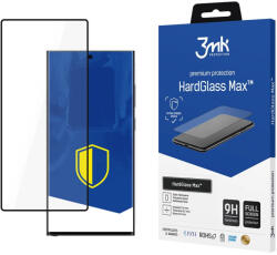 3mk Protection HardGlass Max Samsung Galaxy S24 Ultra, teljes képernyős ujjlenyomamentes edzett üvegfólia, fekete
