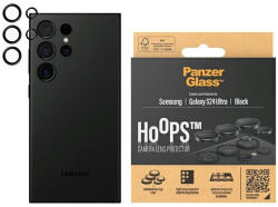 Panzer Hoops Camera Samsung Galaxy S24 Ultra czarny/fekete 1209 kamera objektívvédő karika optikai gyűrűk