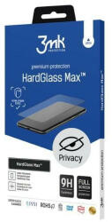 3mk Protection HardGlass Max Privacy Samsung Galaxy S24 Plus, teljes képernyős ujjlenyomamentes edzett üvegfólia, fekete