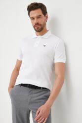 Giorgio Armani pamut póló fehér, sima - fehér L - answear - 44 990 Ft