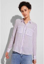 Street One Blúz - OTLT LS_Striped shirtcollar blouse 2404
