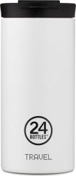 24Bottles Cană termică Travel Tumbler Basic II 600 ml albă (000554)