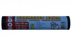 Competent Szemeteszsák 70x110 135 literes fekete, 15 mikron (551)