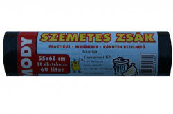 Competent Szemeteszsák 55x68 60 literes fekete, 10 mikron (549)