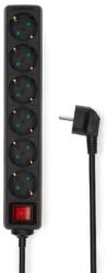 Nedis 6 Plug 5 m Switch (ESOC650F2BK)