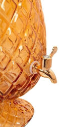  KARE Design Pineapple Ananász Italadagoló Borostyán Üveg (KHM-54683)