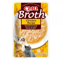 Inaba Foods 12 x Ciao Churu Broth Plic Pentru Pisici cu Pui, 40 g