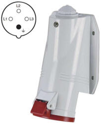 SCAME Emos A6210 SCAME ipari falon kívüli aljzat 4p 16a/400v IP44