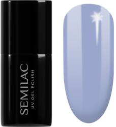 Semilac UV Hybrid Pastelowe Neony gél körömlakk UV / LED-es lámpákhoz árnyalat 603 Summer Sky 7 ml
