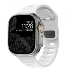 Nomad Sport Apple Watch Ultra 2/1(49mm) 9/8/7(45mm)/6/SE/5/4(44mm)/3/2/1(42mm) szíj M/L fehér (NM01111085) (NM01111085)