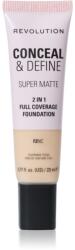Revolution Conceal & Define mattító alapozó árnyalat F2NC 23 ml