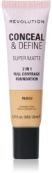 Makeup Revolution Conceal & Define mattító alapozó árnyalat F8.5NW 23 ml