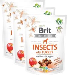 Brit Care Dog Crunchy Cracker Insects Rich In Turkey 3x200g