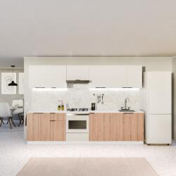 Blumfeldt WoodVista Fiókos szekrény, Robusztus MDF munkalap, Soft-Close zsanérok, Alumínium fogantyúk (JOY-WVD400WO) (JOY-WVD400WO)