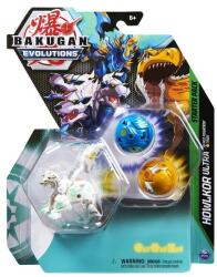 Spin Master Figurine Bakugan Evolutions - Starter Pack, Howlkor Ultra, Neo Pegatrix si Trox Figurina