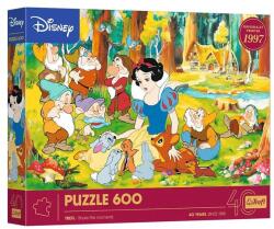 Trefl 600 db-os puzzle - 40 Éves Jubileum - Disney - Hófehérke és a hét törpe (37603) (37603)