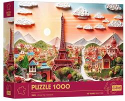 Trefl 1000 db-os Paper Art puzzle - 40 Éves Jubileum - Párizs (40044) (40044)