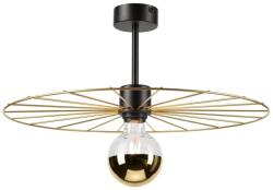 LAMKUR Lustră pe tijă MONTANA 1xE27/15W/230V d. 45 cm auriu/negru (LA54162)