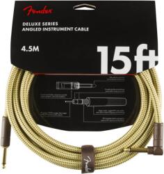 Fender Deluxe gitárkábel, hangszerkábel, 4, 5m, Tweed