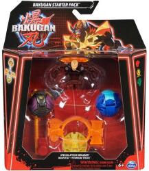 Spin Master Set Bakugan Starter Pack - Bruiser, Mantid, Titanium Trox Figurina