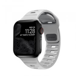 Nomad Sport Apple Watch 7(41mm)/6/SE/5/4(40mm)/3/2/1(38mm) szíj M/L szürke (NM01959885) (NM01959885)