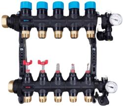 Dunaterm Brand Dunaterm MDK áramlásmérős osztó-gyűjtő 12 körös 1″-3/4″ felületfűtésre (UFH0605MDK12-03L) (UFH-0605MDK12-03L)