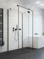 Radaway Radway Essenza Black KDJ+S szögletes fekete zuhanykabin 90B+110+100 (1385020-54-01L+1384053-01-01+1384052-01-01)