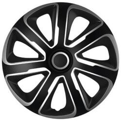 Compass Set de capace de roți Livorno Carbon 16" - negru/argintiu (32529)