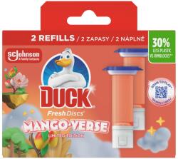 DUCK Fresh Discs Mango-Verse WC-öblítő korong utántöltő 2 x 36 ml - 72 ml