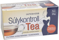 INTERHERB súlykontroll tea filter - 25 db