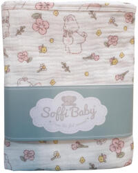Soffi Baby Baby takaró muszlin dupla nyuszis 70x90cm - babycenter-online