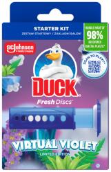 DUCK Fresh Discs Virtual Violet WC-öblítő korong - 36 ml
