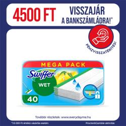 Swiffer Sweeper Citrus Fresh nedves padlótörlő kendő - 40 db