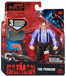 Batman Set de joaca The Batman - Figurina The Penguin cu 3 accesorii, 10 cm Figurina