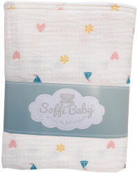 Soffi Baby Baby takaró muszlin dupla vitorlás 70x90cm