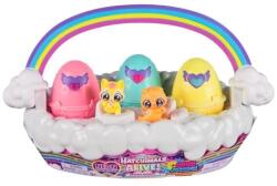 Spin Master Set figurine in cosulet, Hatchimals, Alive Neon Rainbow Basket Figurina