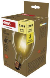 EMOS Z52032, LED izzó Vintage G95 / E27 / 4, 5 W (40 W) / 420 lm / Meleg fehér (Z52032)
