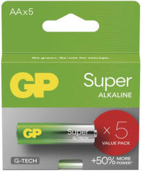 EMOS EMOS B01215, GP Super Alkáli elem AA 5db (B01215)