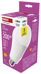 EMOS ZQ5E93, LED izzó Classic A95 / E27 / 28 W (200 W) / 3452 lm / Természetes fehér (ZQ5E93)