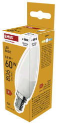 EMOS ZL3F48, LED izzó Basic Candle E14 / 8, 8 W (60 W) / 806 lm / Természetes fehér (ZL3F48)