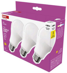 EMOS ZQ5E63-3, LED izzó Classic A60 / E27 / 13 W (100 W) / 1521 lm / Természetes fehér (ZQ5E63-3)