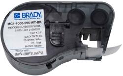 Brady MC1-1000-595-WT-BK / 131582, öntapadó szalag 25.40 mm x 7.62 m (MC1-1000-595-WT-BK)