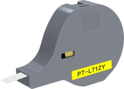 PT P700 L712Y, 12mm x 8m, sárga szalag (PT-L712Y)