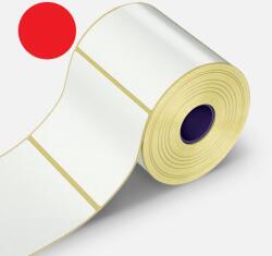 CDRmarket Öntapadó címkék 32x20 mm, 2000db, piros termo, roll (SE2278)