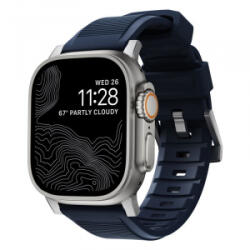 Nomad Rugged Apple Watch Ultra 2/1(49mm) 9/8/7(45mm)/6/SE/5/4(44mm)/3/2/1(42mm) szíj sötéték-szürke (NM01296485)