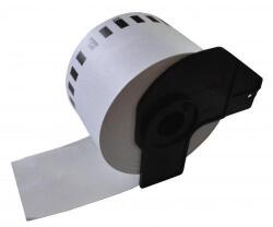 Utángyártott Brother DK-22205F, 62mm x 30, 48m, kompatibilis fehér filmtekercs etiket (DK22205F)