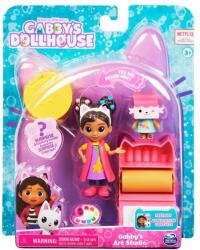 Gabby's Dollhouse Set figurina + studio artist Gabi, Gabby, Multicolor Figurina