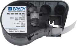 Brady MC-500-595-YL-BK / 143375, öntapadó szalag 12.70 mm x 7.62 m (MC-500-595-YL-BK)
