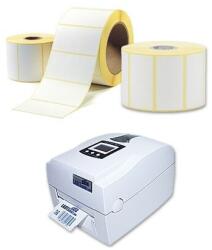CDRmarket Öntapadós címkék 80x65 mm, 1000db, termo, tekercs (D080x065/1000)